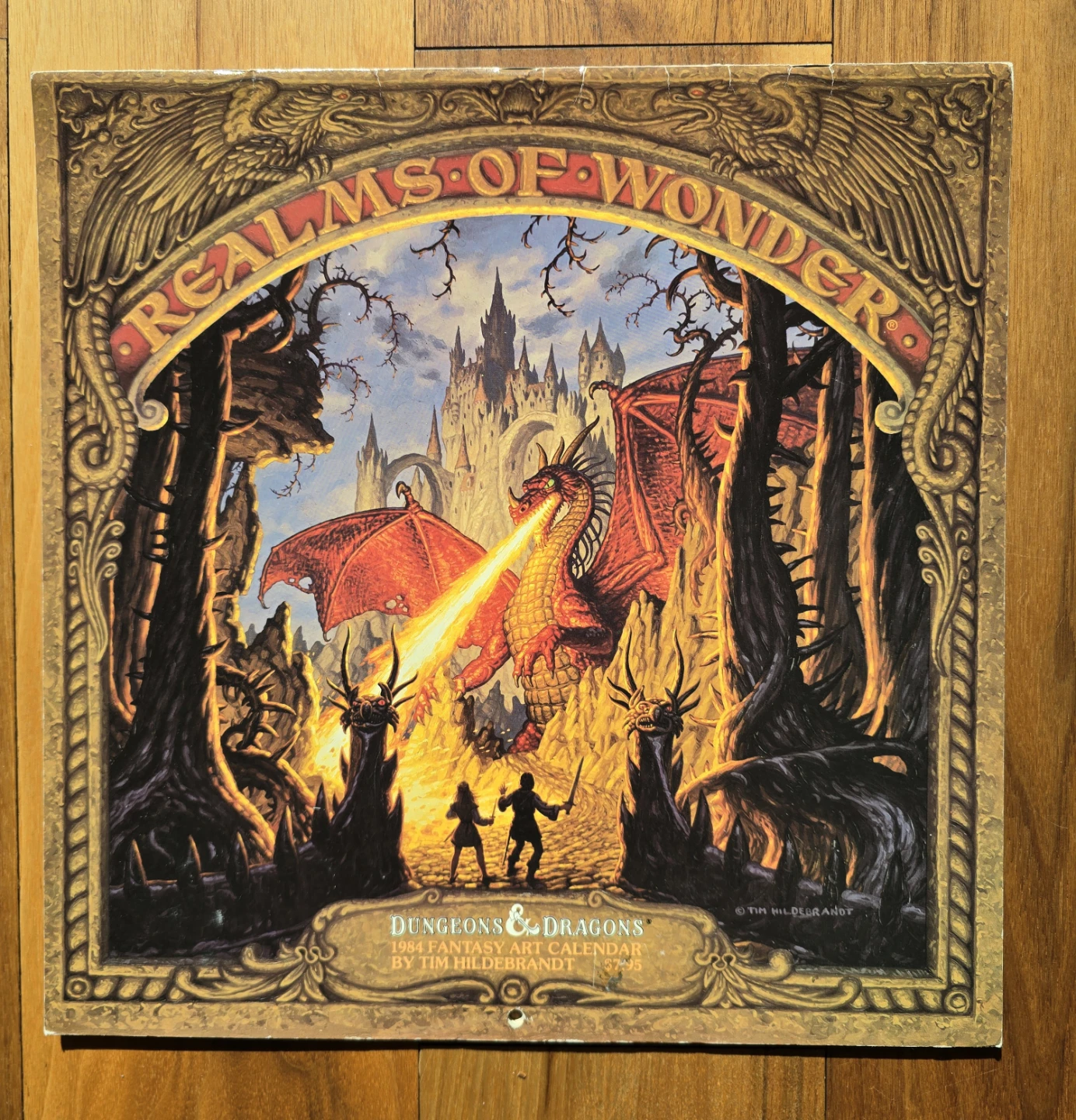 1984 Dungeons & Dragons Fantasy Art Calendar