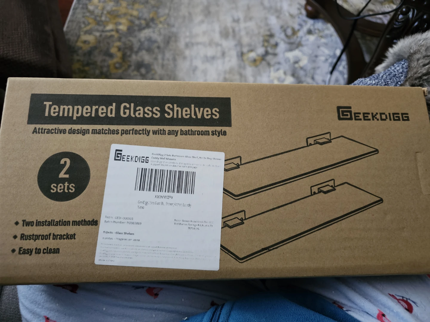 GeekDigg Tempered Glass Shelves NEW - photo 3