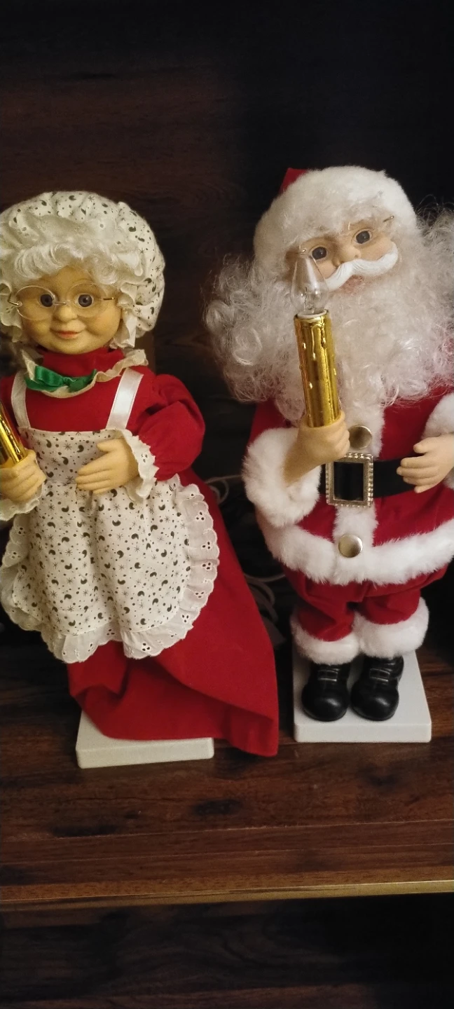 Christmas Santa and Mrs. Claus Figures