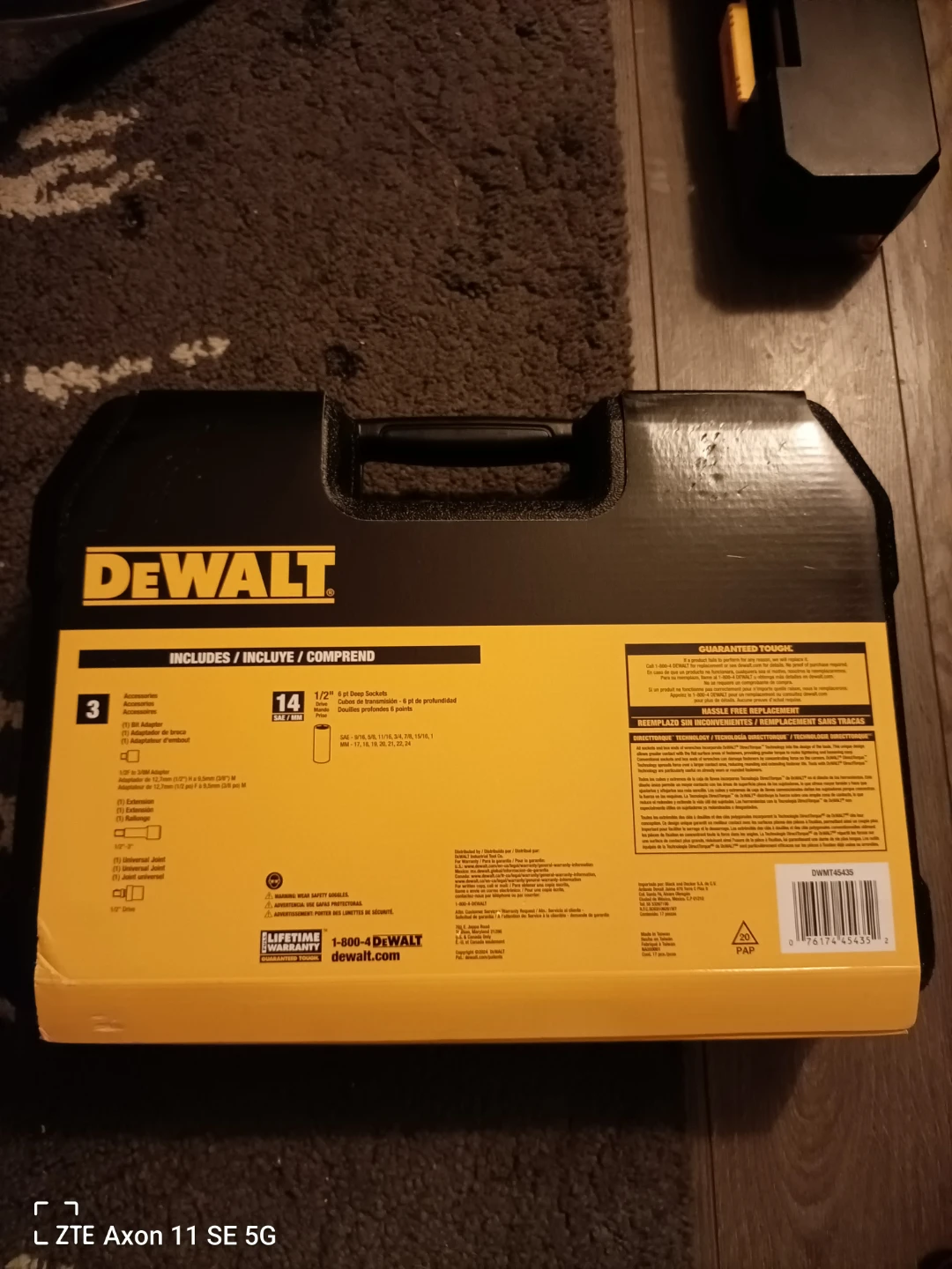 DeWalt 17-Piece 1/2-inch Drive Deep Impact Socket Set - photo 2