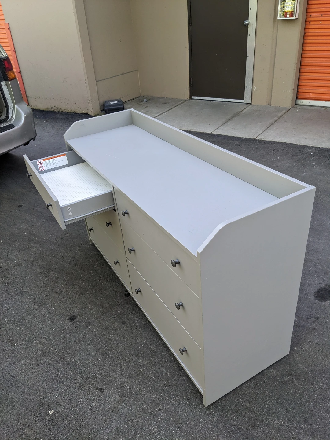 Grey Baby Changing Table Dresser