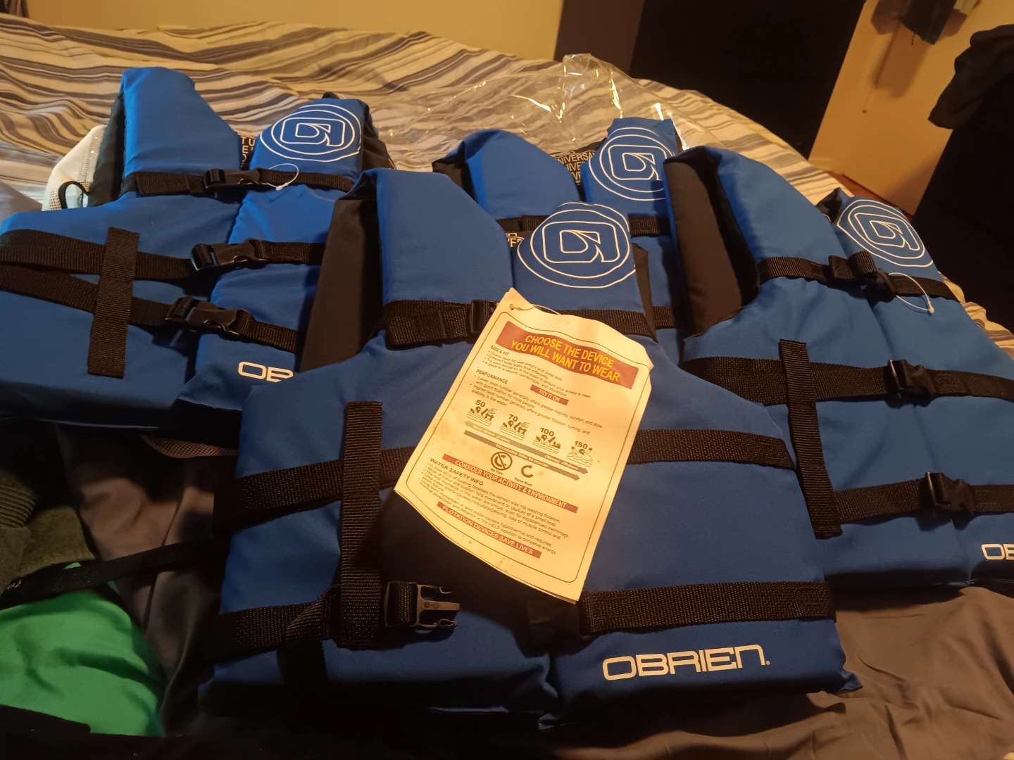 O'Brien General Purpose Life Jackets - 4 Pack