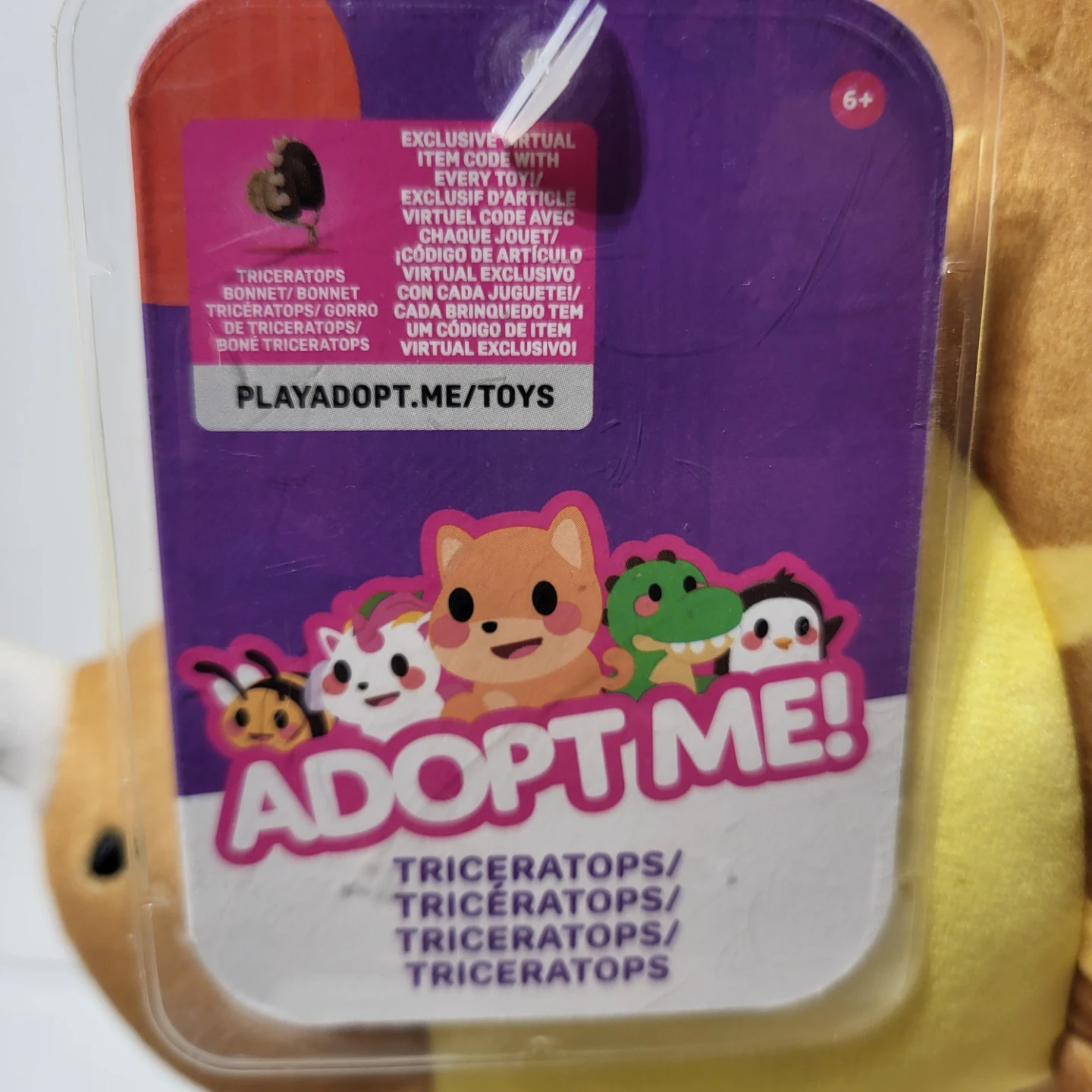 Adopt Me! Triceratops Plush Toy - photo 3