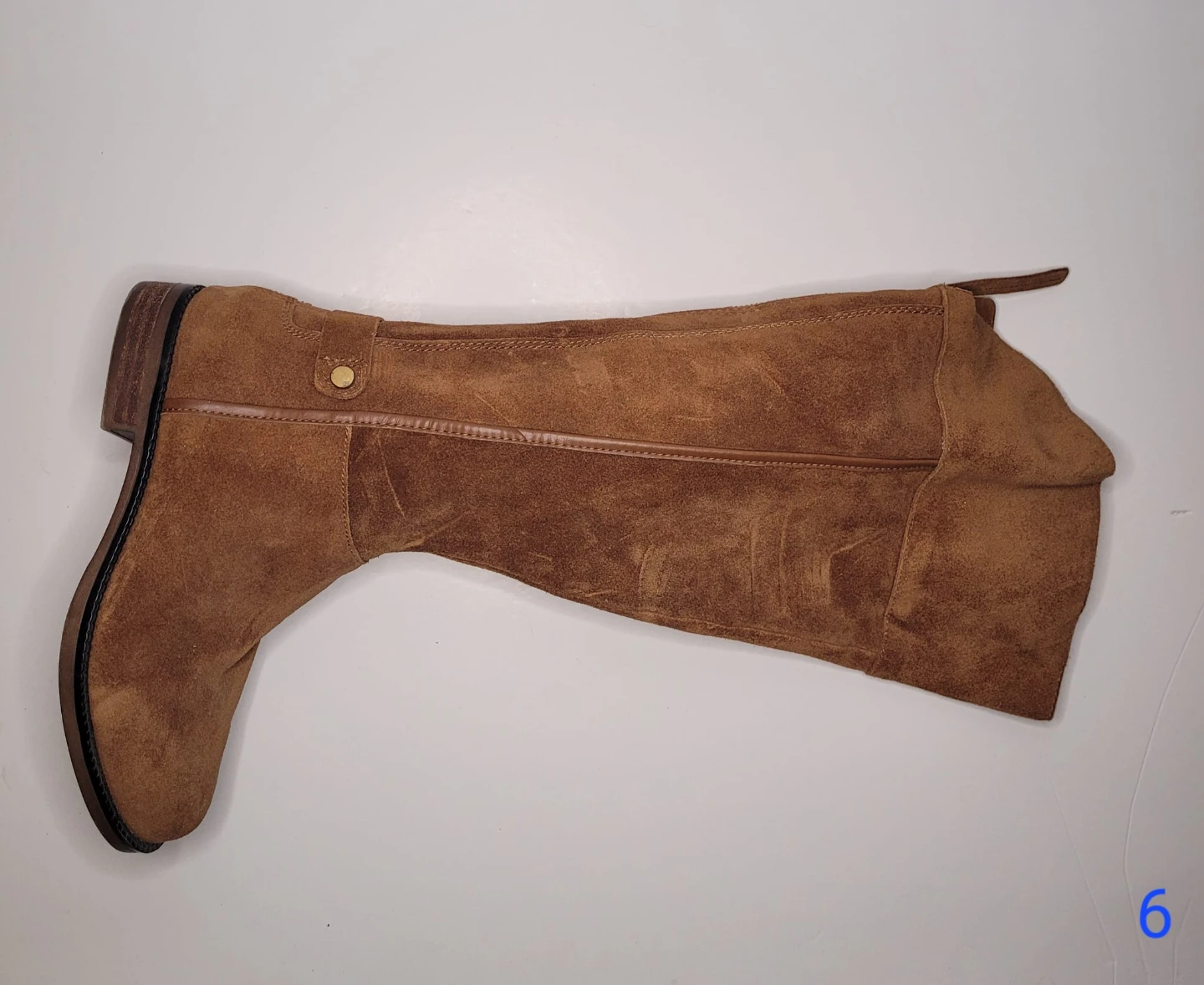 Brown Suede Over-the-Knee Boots - photo 3