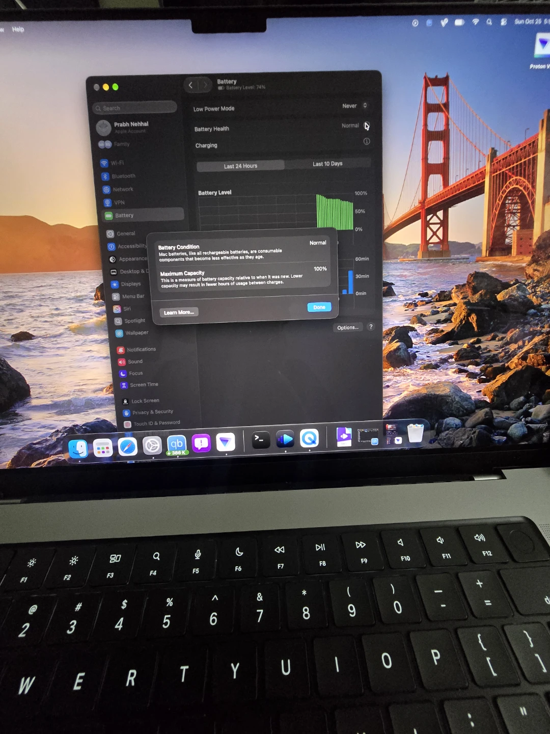 Apple MacBook Pro with 16-inch 2021 M1 Pro 16GB mint - photo 3