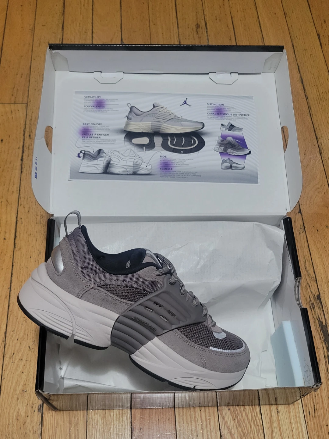 Nike Trunner O/S "Cave Stone" Gray & White US 8