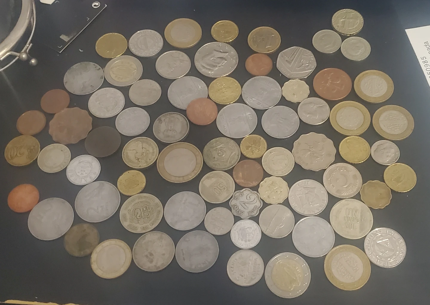 Various international coins
