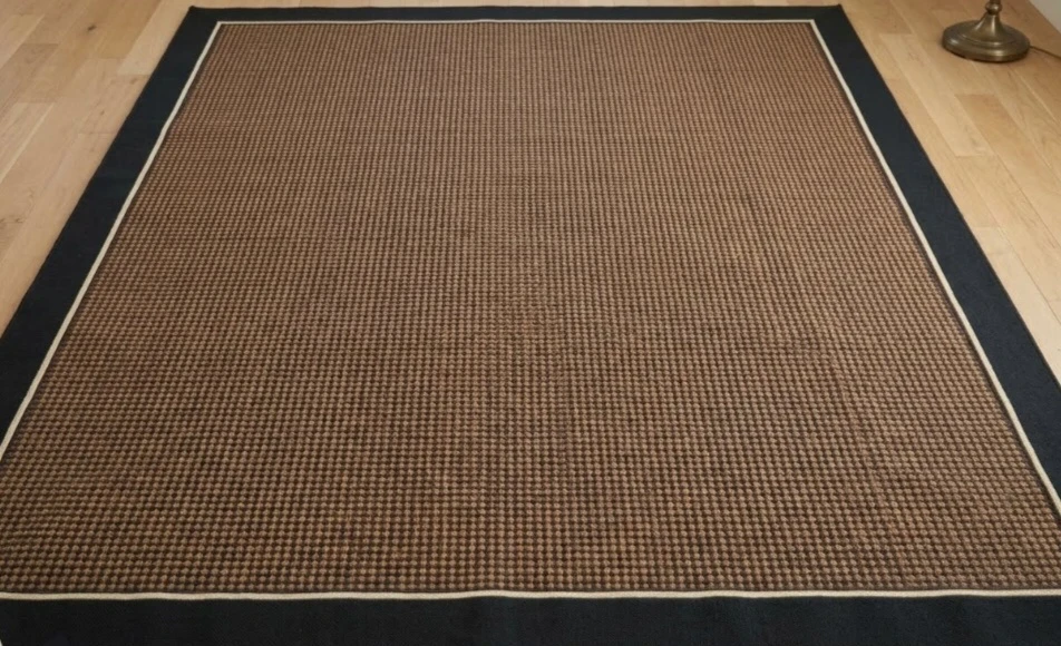 Very Large Area Rug with Black Border - photo 2