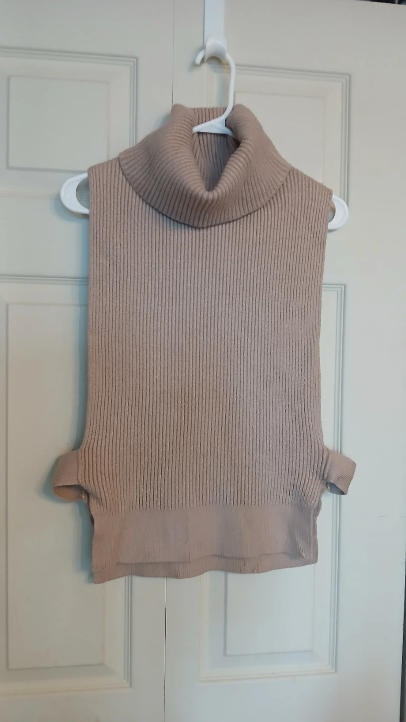 By Anthopologie open side turtleneck sweater, one size