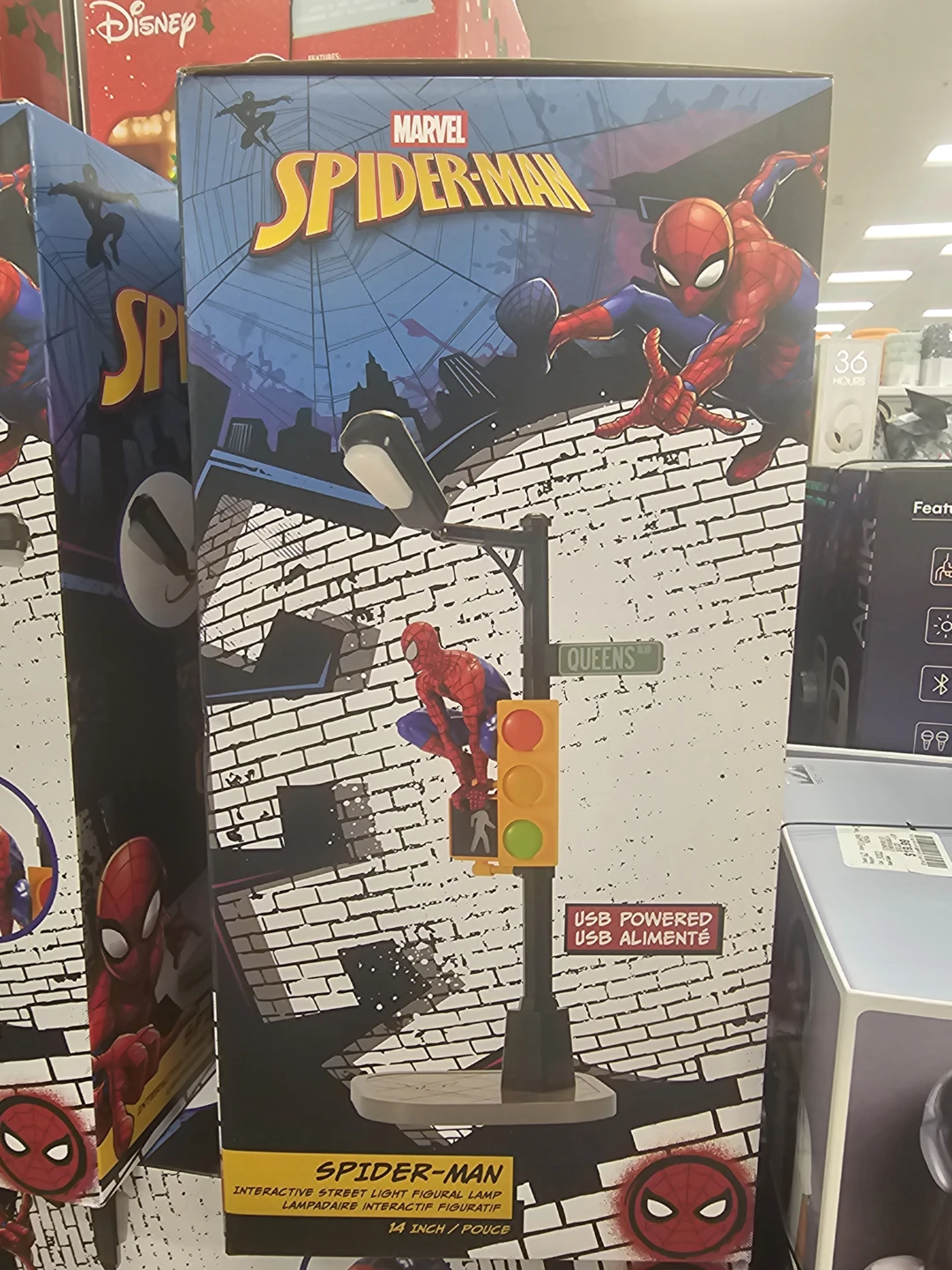 Marvel Spider-Man Interactive Street Light Figural Lamp - photo 2