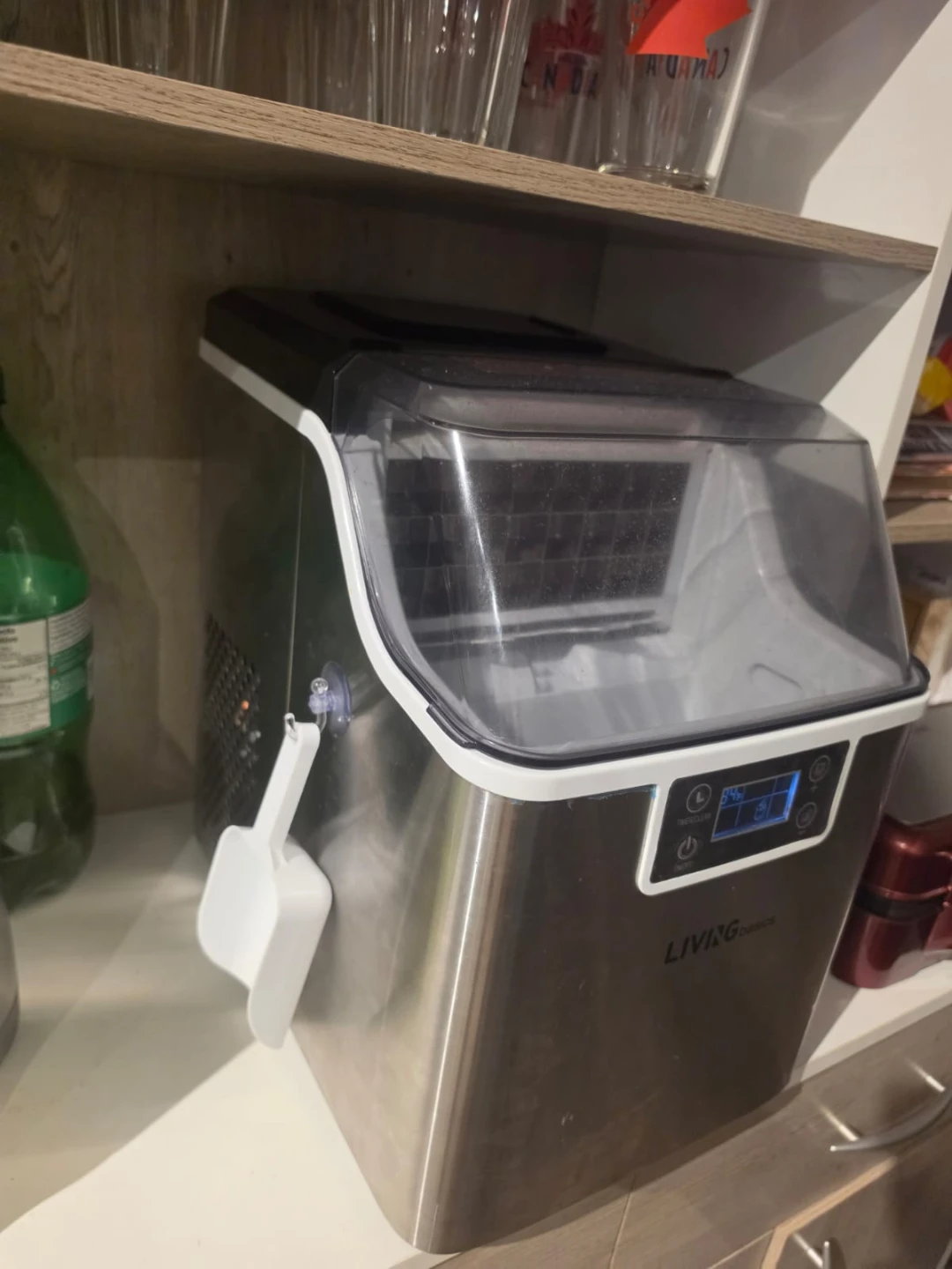 LIVINGbasics Stainless Steel Ice Maker – $80 - photo 2