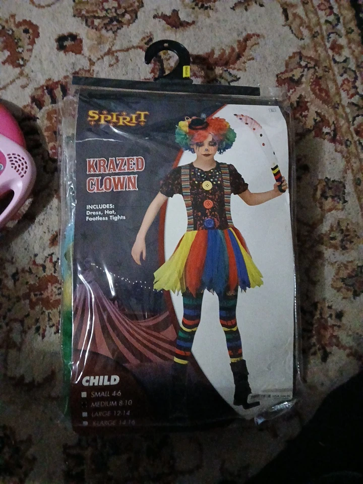 Spirit Krazed Clown Child Costume