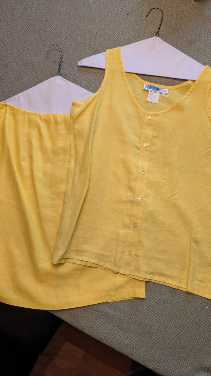 2 pc linen outfit