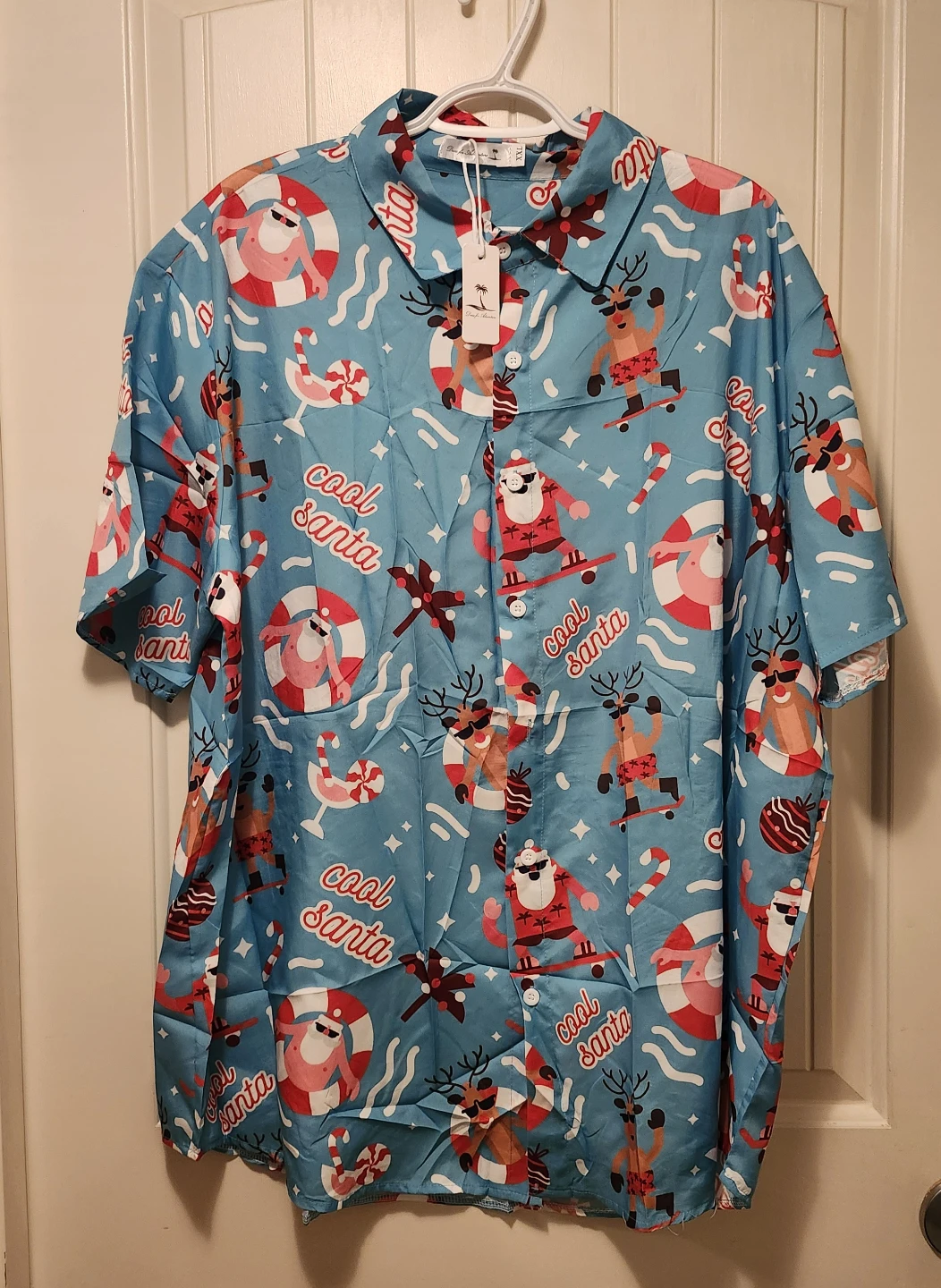 Dress for Adventure Cool Santa Christmas Shirt