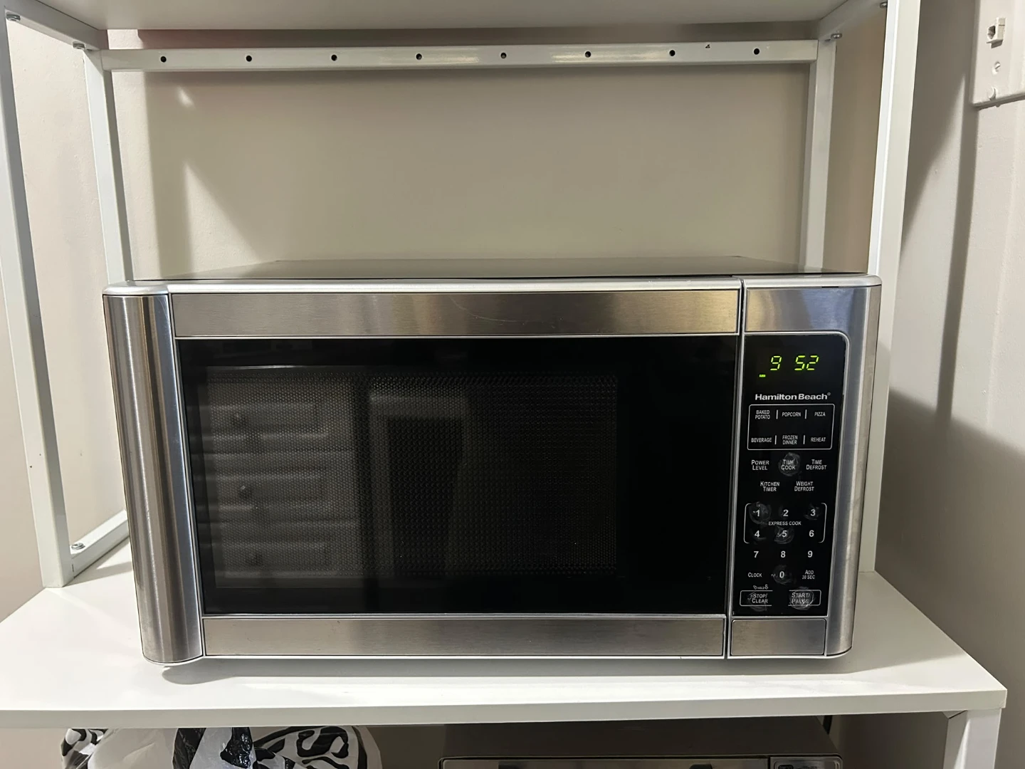 Hamilton Beach 1.1 cu. ft. Stainless Steel Microwave