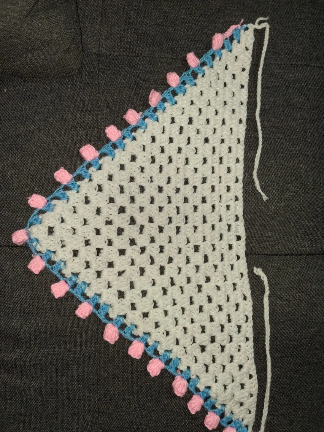 Handmade Crocheted Bandana - photo 4