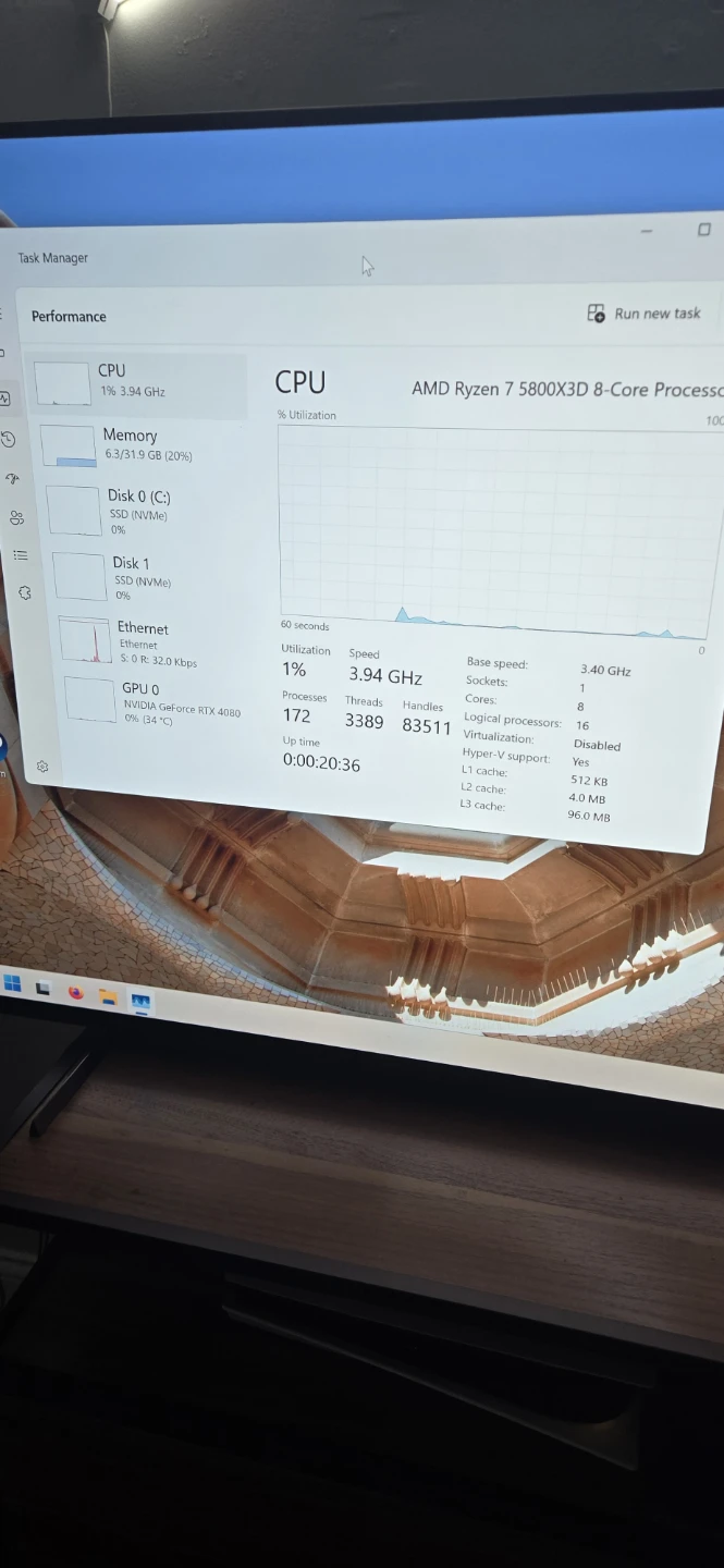 Ryzen 5800x3d RTX 4080 32gb ram 2tb SSD gaming computer - photo 3