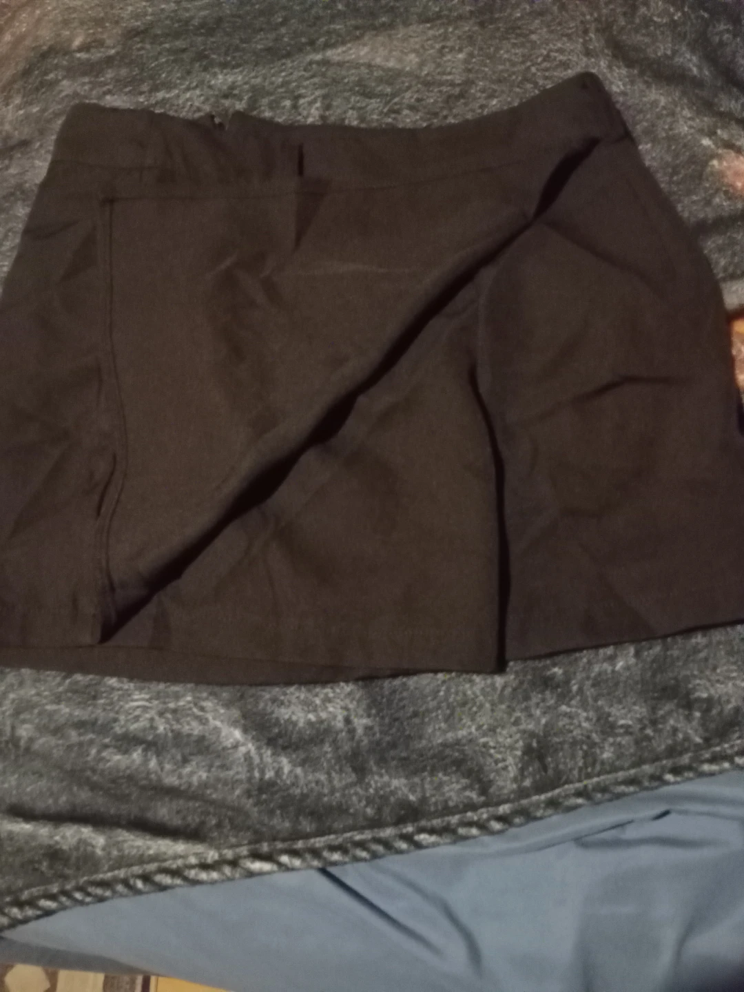 Black wrap skirt - photo 2