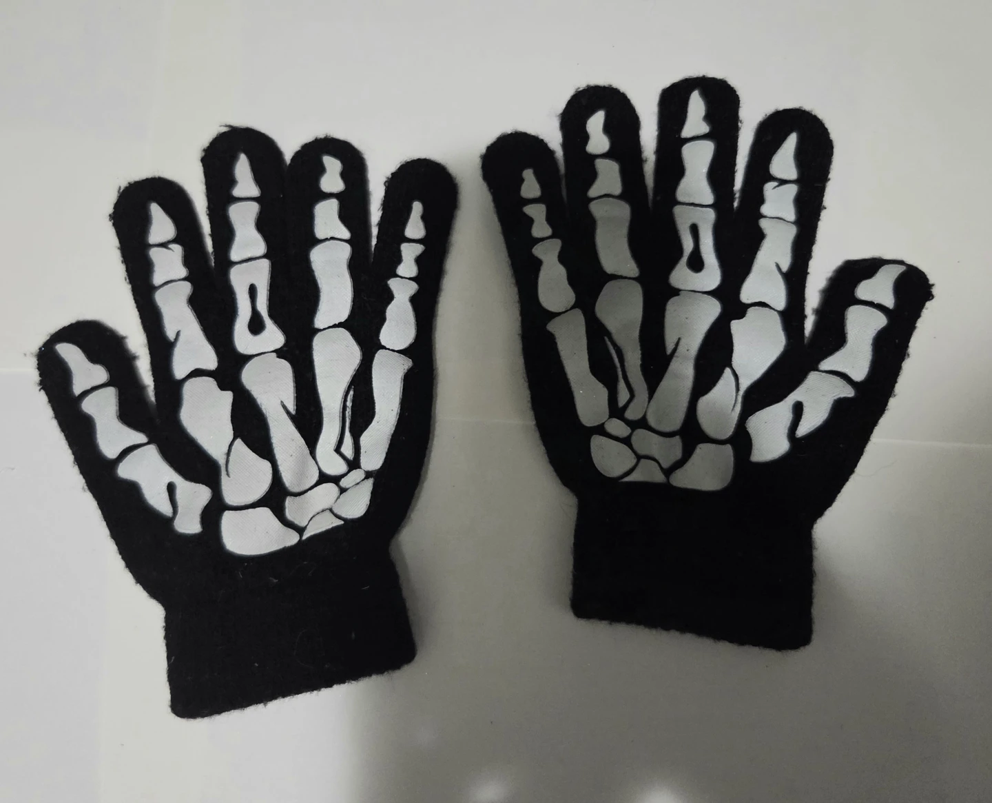 Halloween Costume Skeleton Gloves