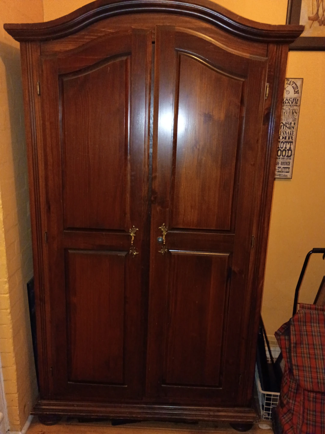 Solid Wood Traditional Armoire