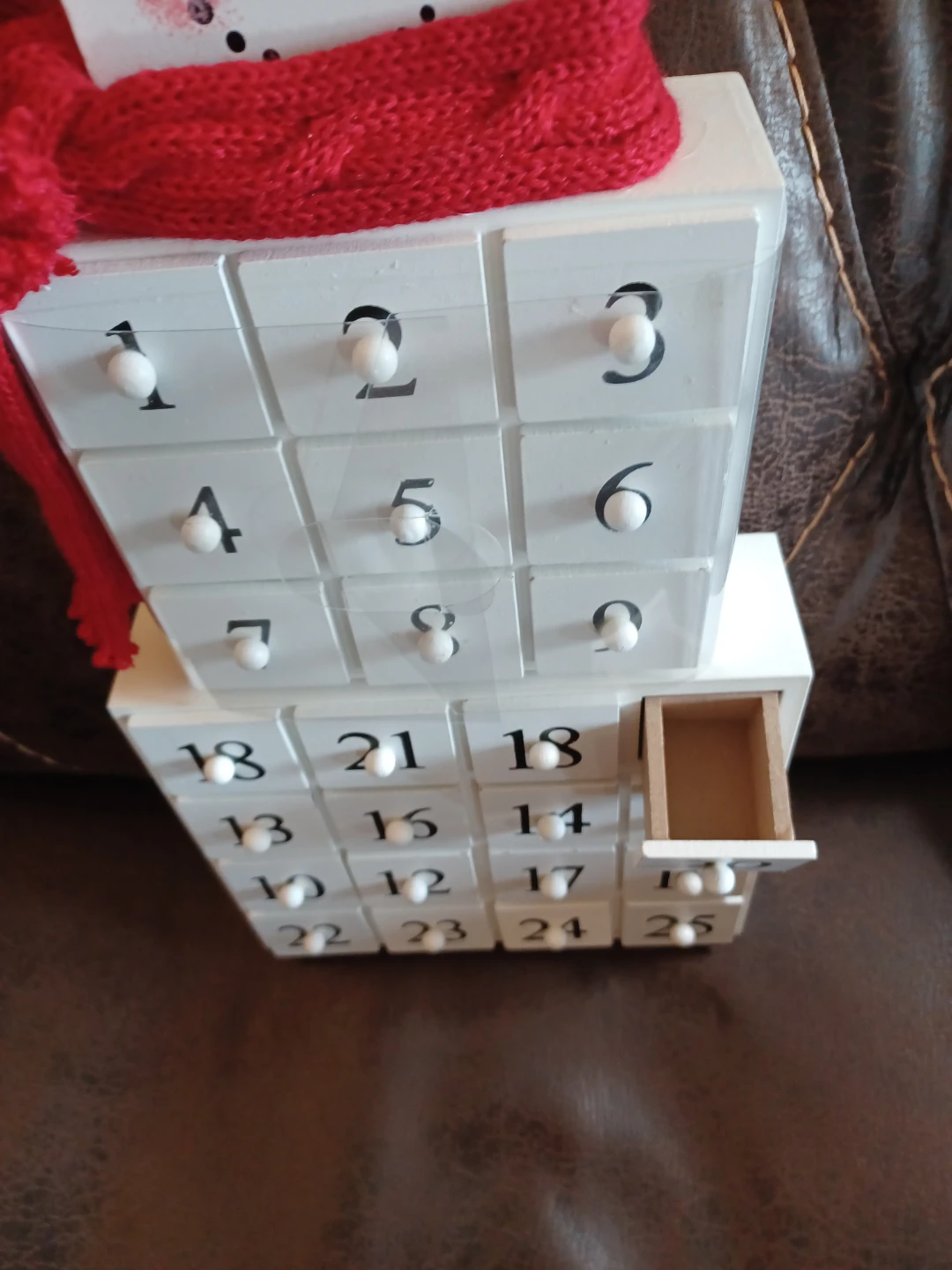 Wooden Snowman Advent Calendar - photo 2