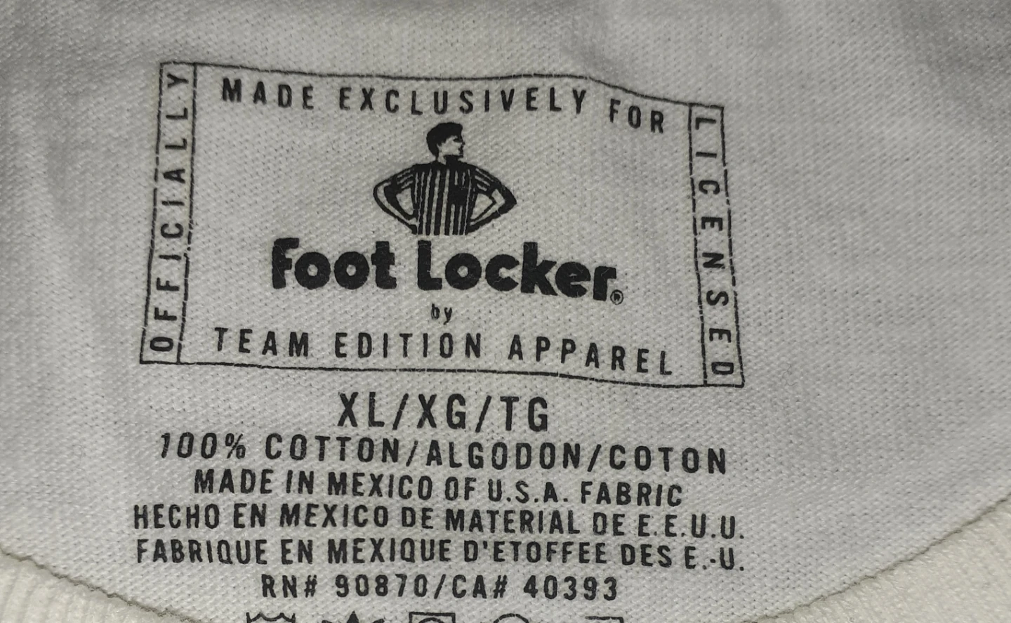 Foot Locker Team Edition T-Shirt XL - photo 2