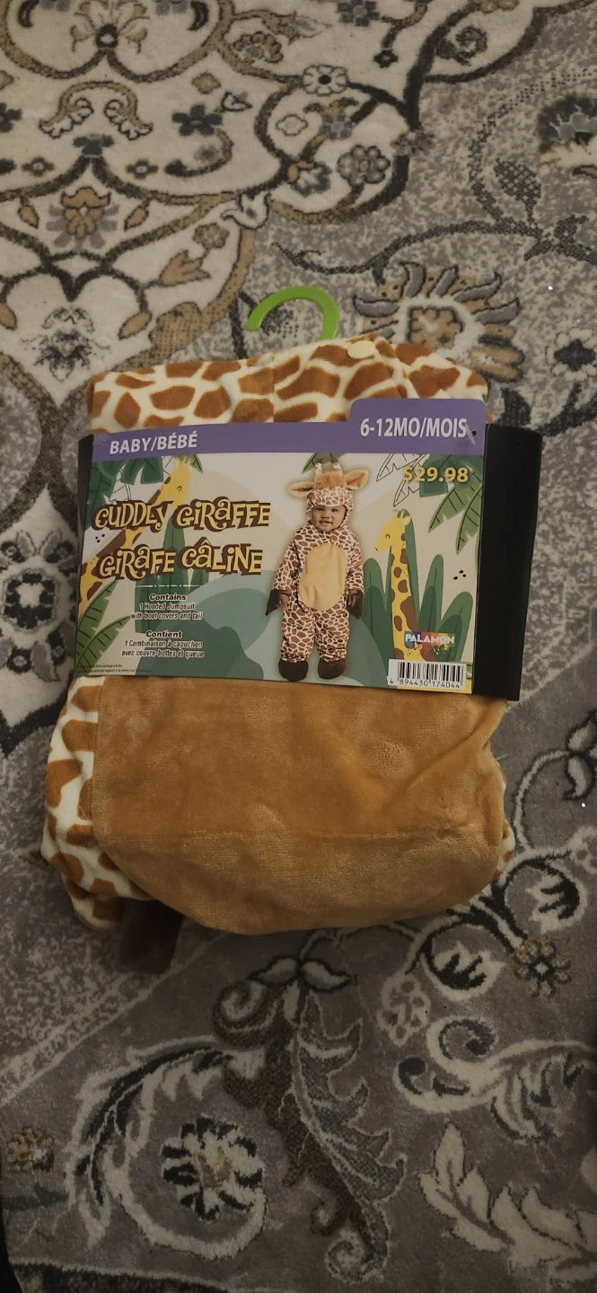Cuddly Giraffe Baby Costume 6-12 Months