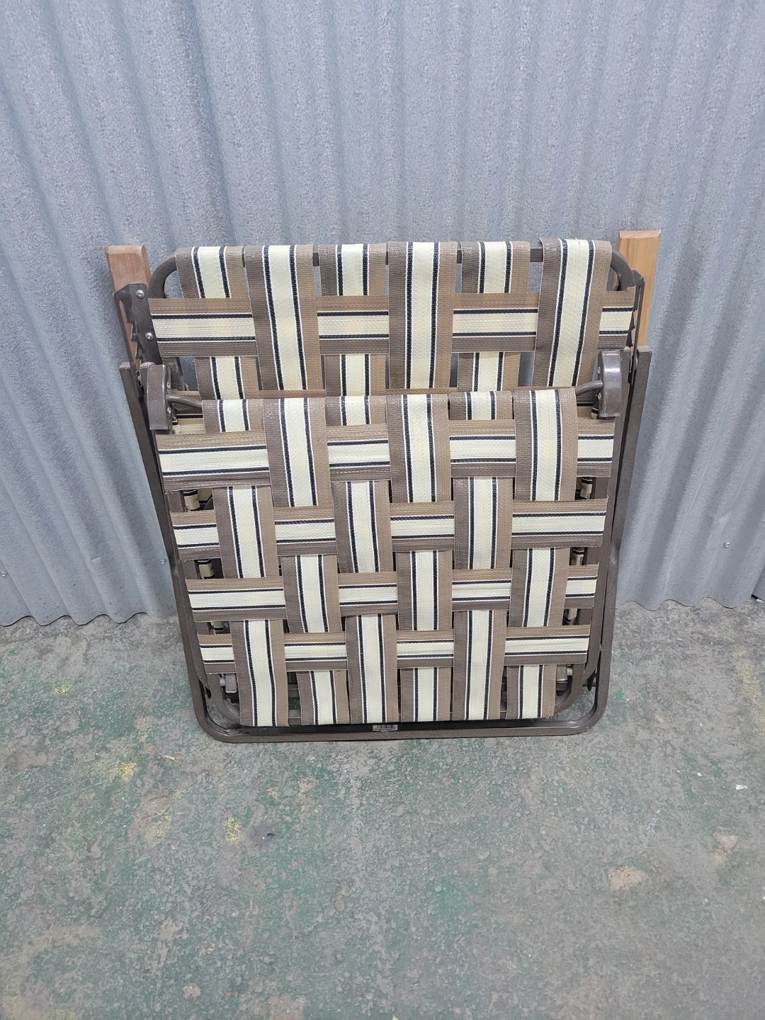 Folding Lawn Chair with Woven Strap - photo 3