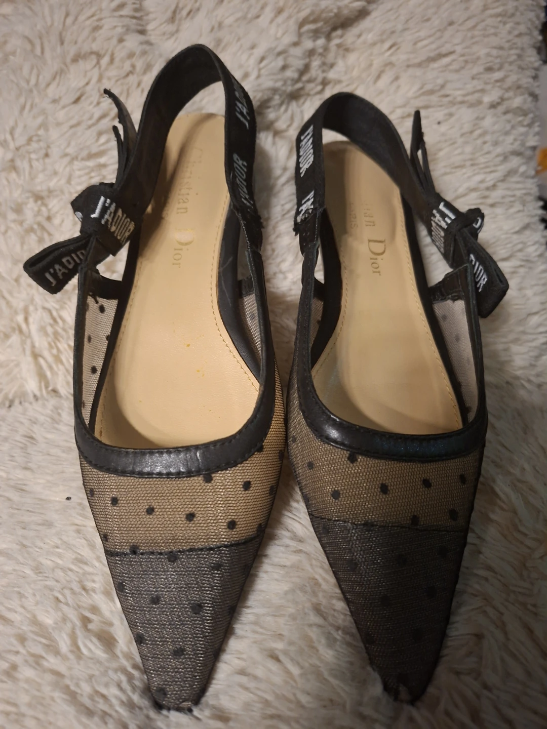 Christian Dior J'Adior Slingback Flats
