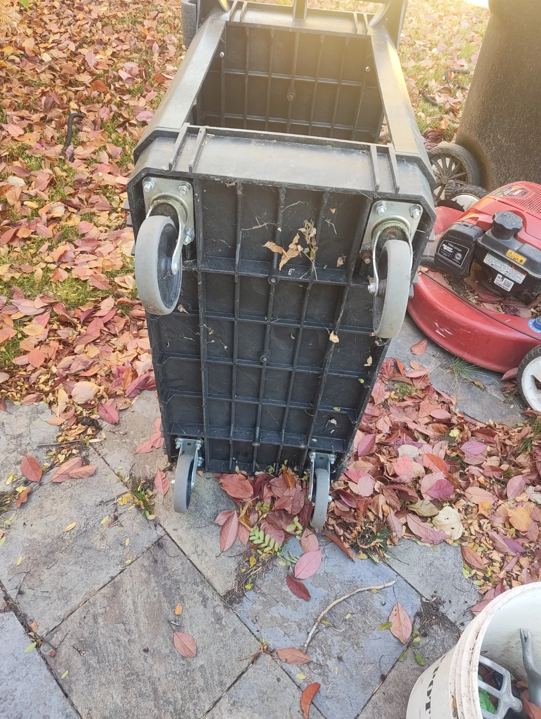 Black Two-Tier Utility Cart