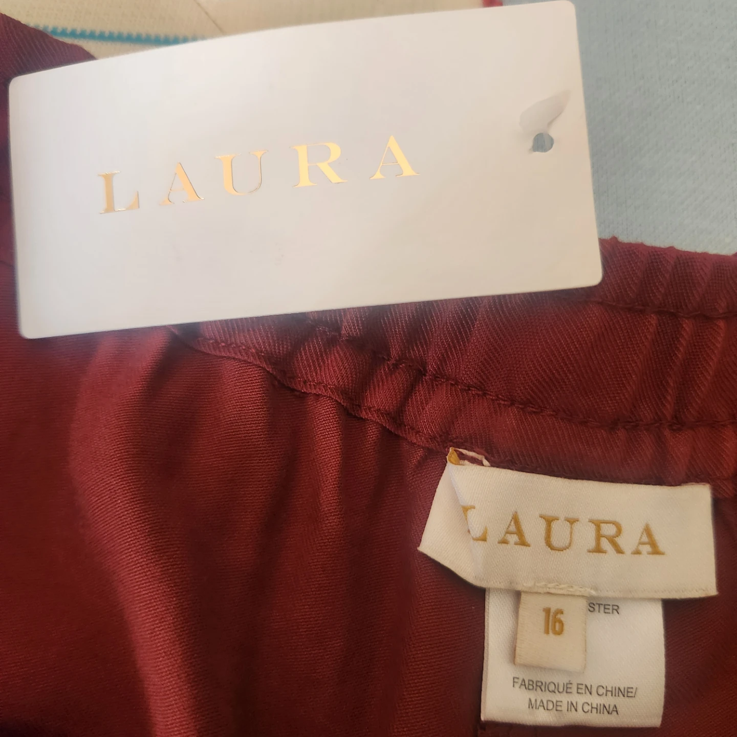 LAURA Brand burgundy Pants - photo 4