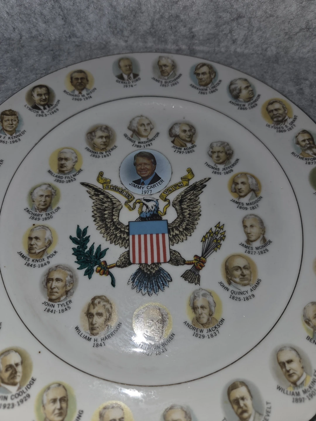 Two Hundred Years of Presidents Commemorative Plate - photo 2