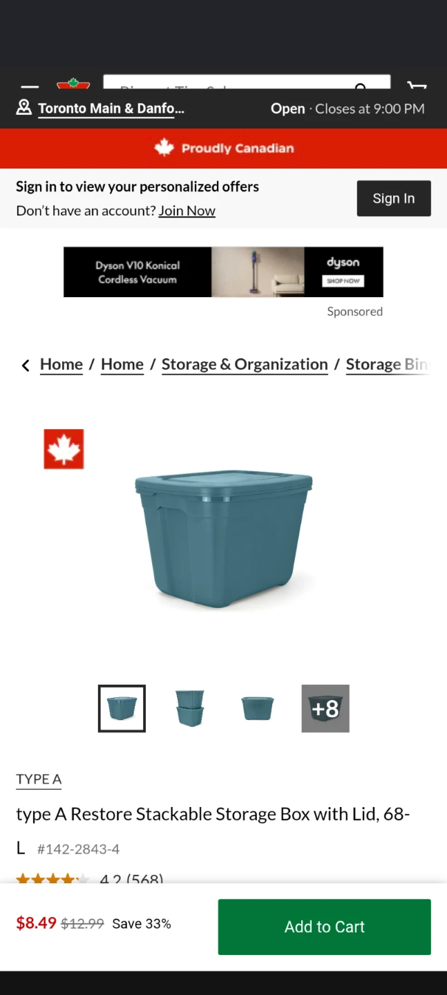 type A Restore Stackable Storage Box 68L 6pcs - photo 3