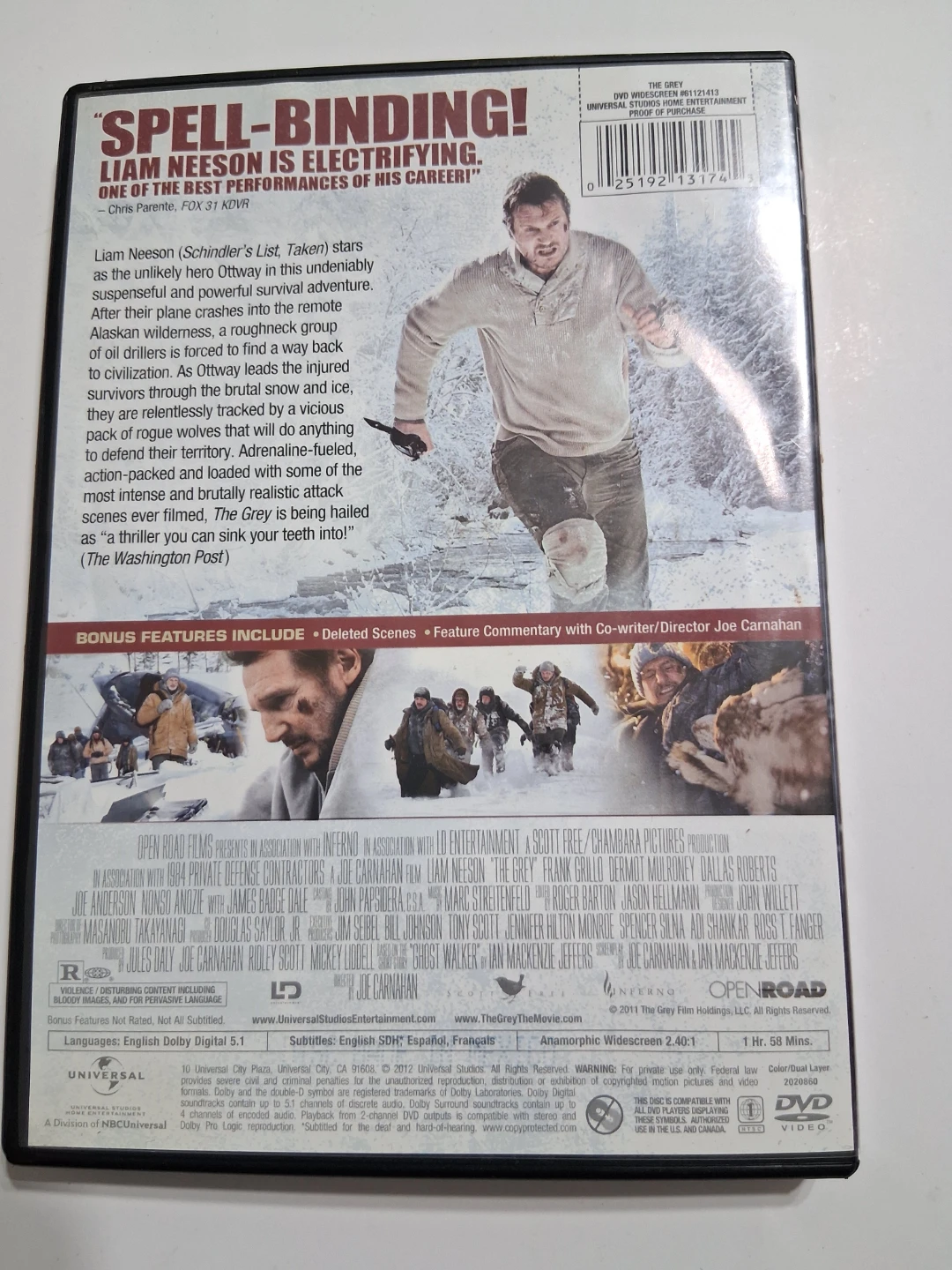 The Grey DVD - photo 3