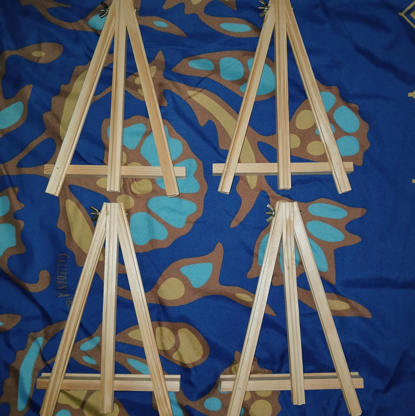 Set of 4 Small Wooden Easels