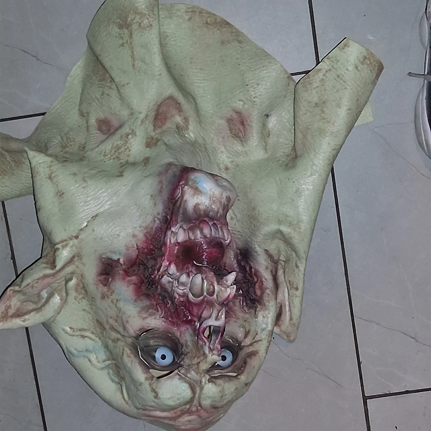 Zombie Monster Halloween Full Head Mask - photo 4