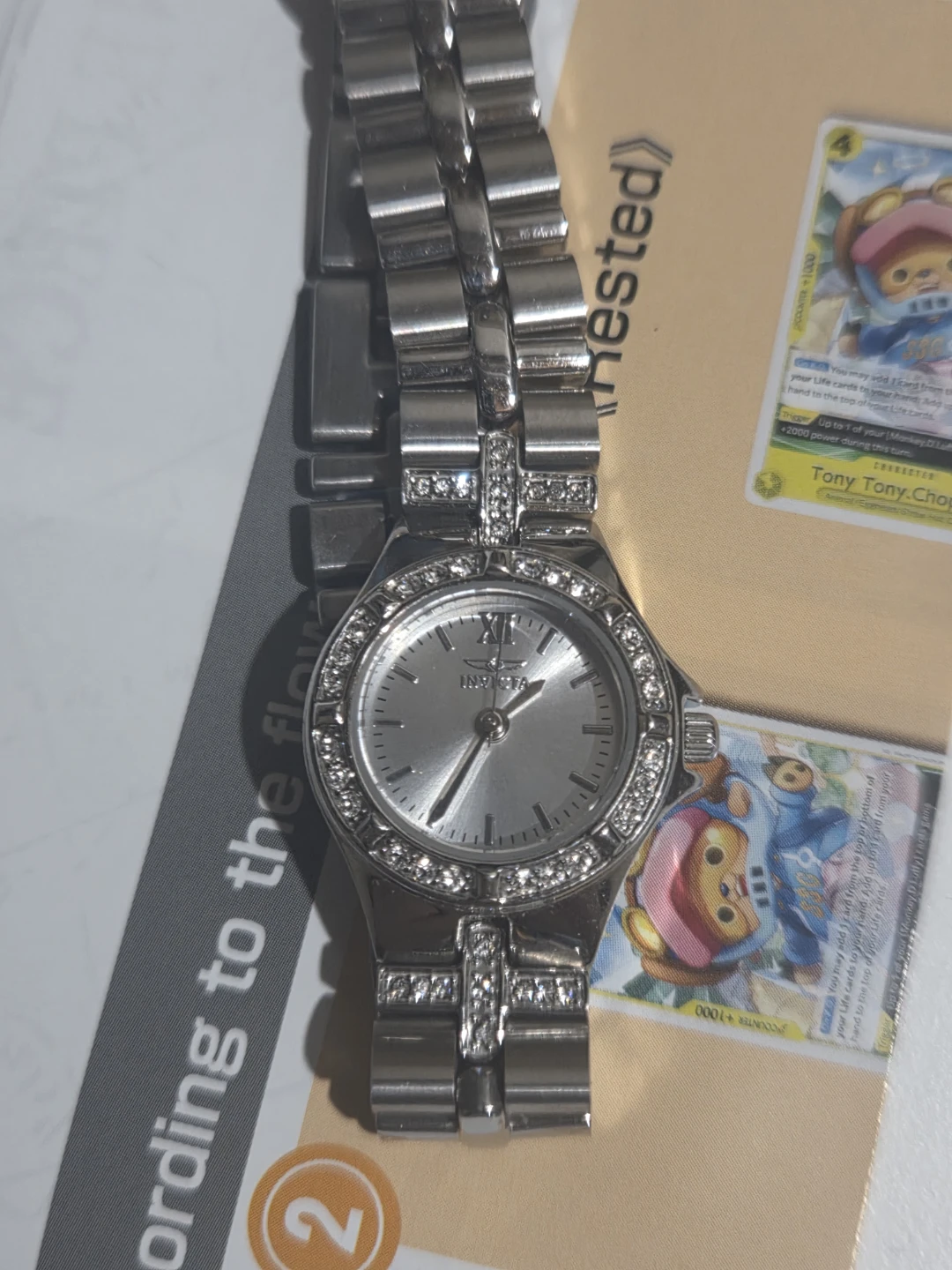 Invicta Model 0132 Stainless Steel Watch