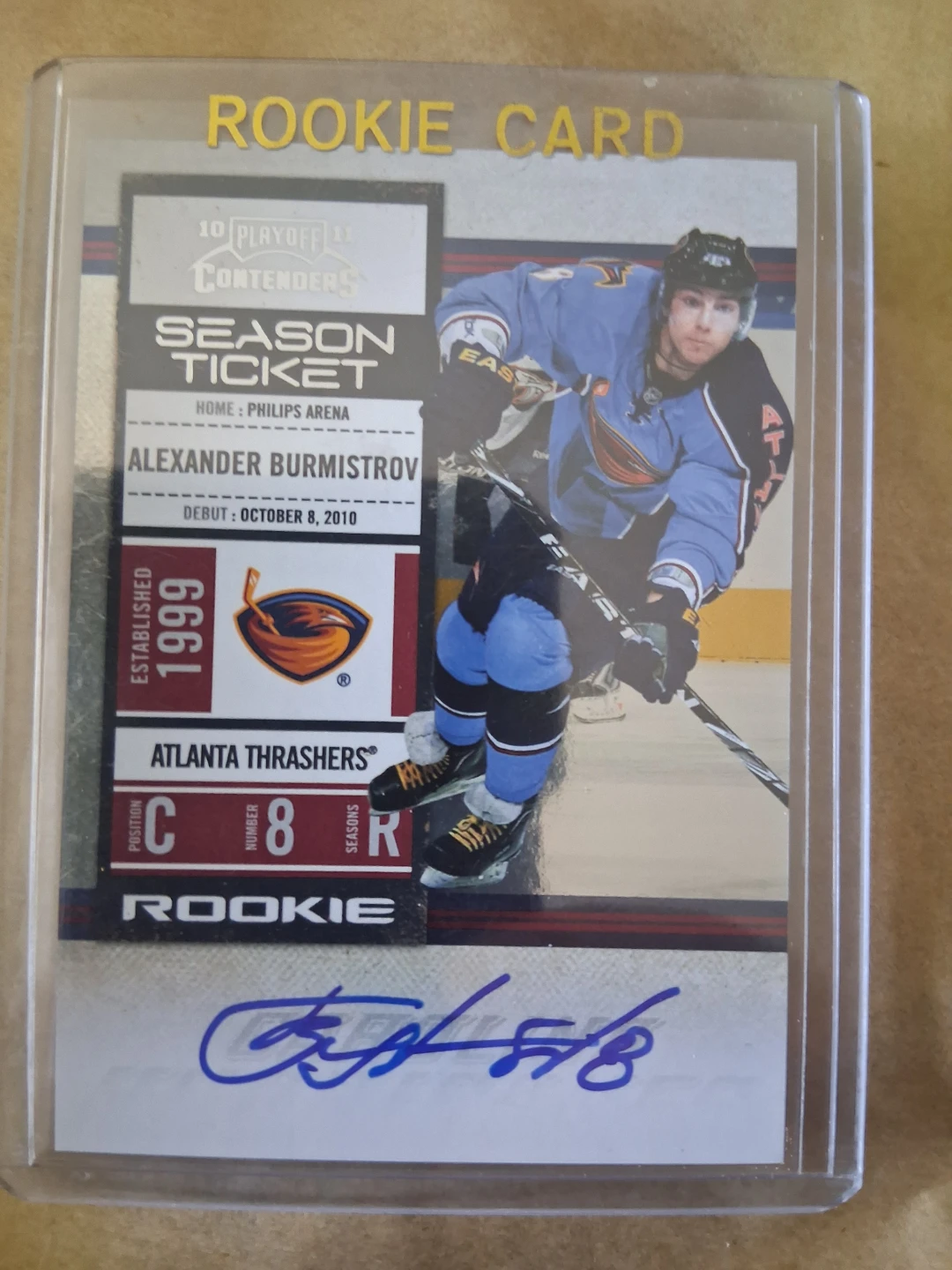 2010-11 Panini Alexander Burmistrov Rookie Card