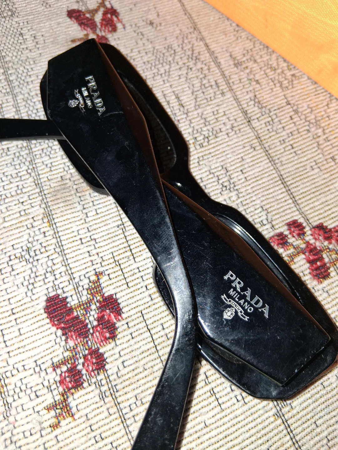 Prada Black Rectangular Sunglasses - photo 2