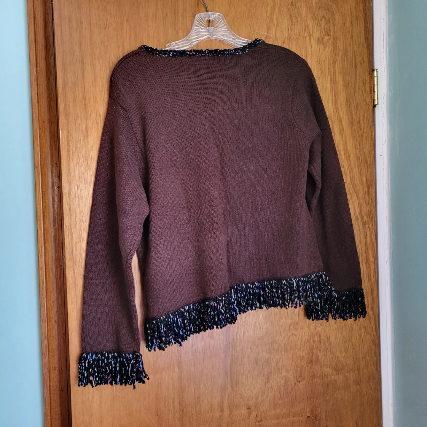 Rainbow Bridge Brown Knit Cardigan - photo 2