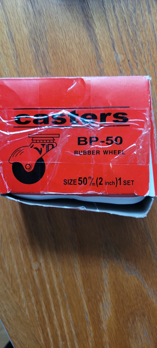 BP-50 Rubber Wheel Casters - 2 inch - photo 4