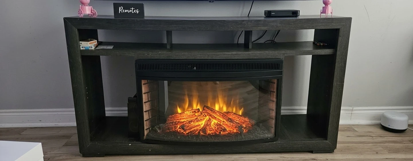 Electric Fireplace Media Console