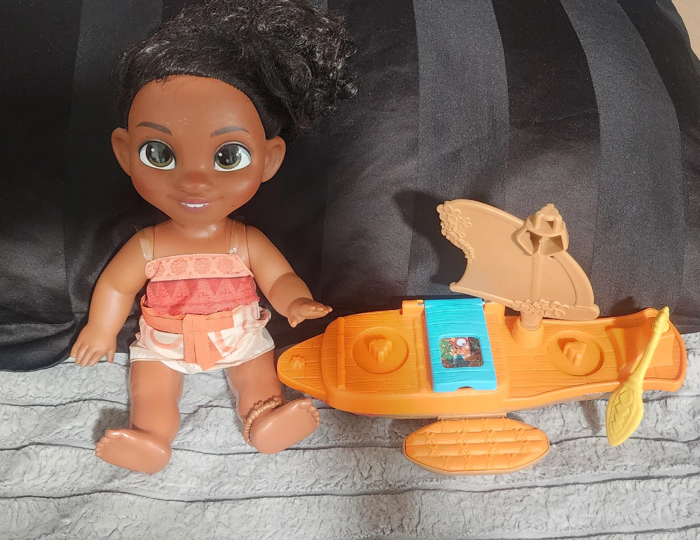 Disney Moana Toddler Doll with Boat