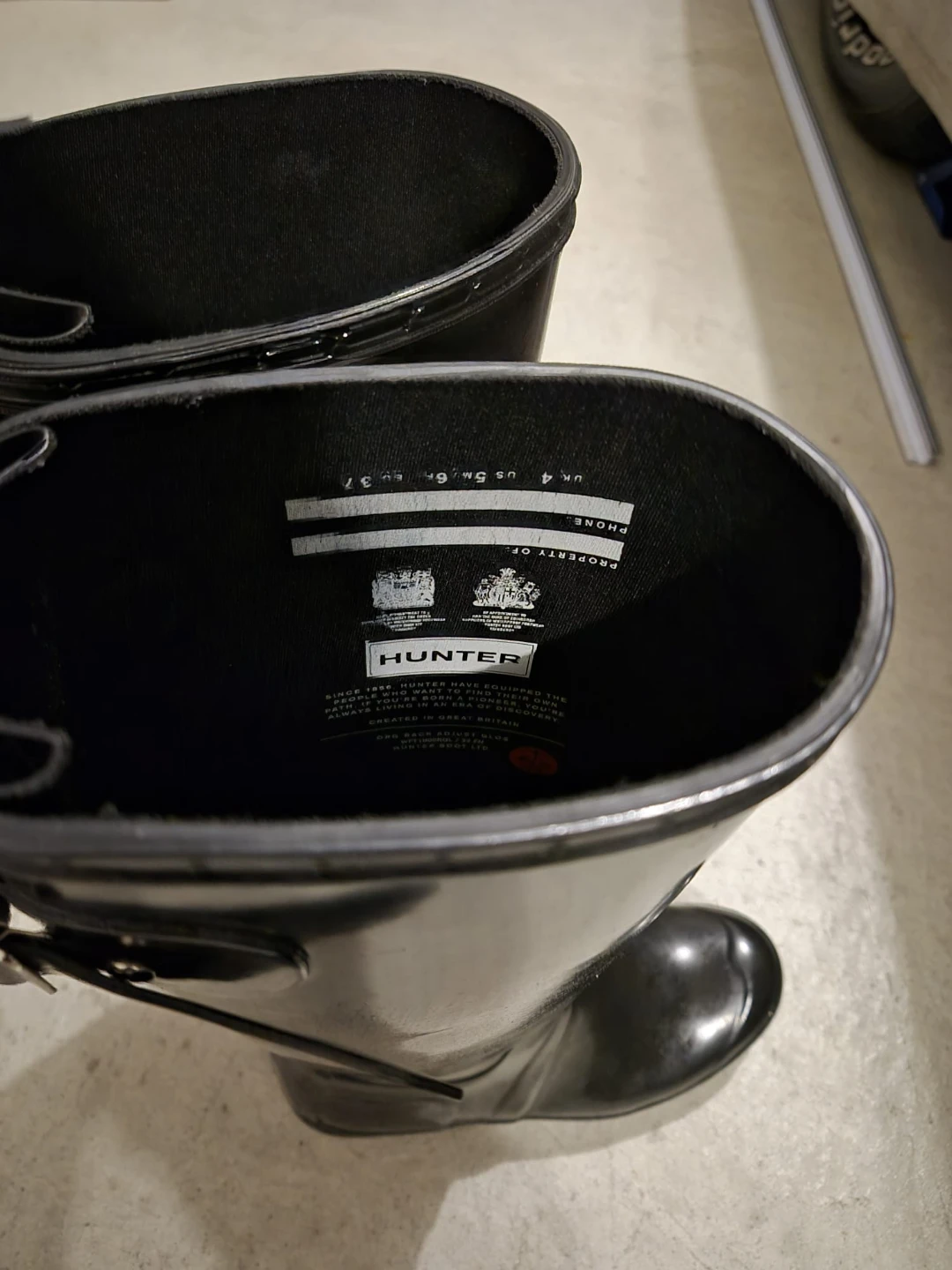 Hunter Original Gloss Black Rain Boots - photo 5
