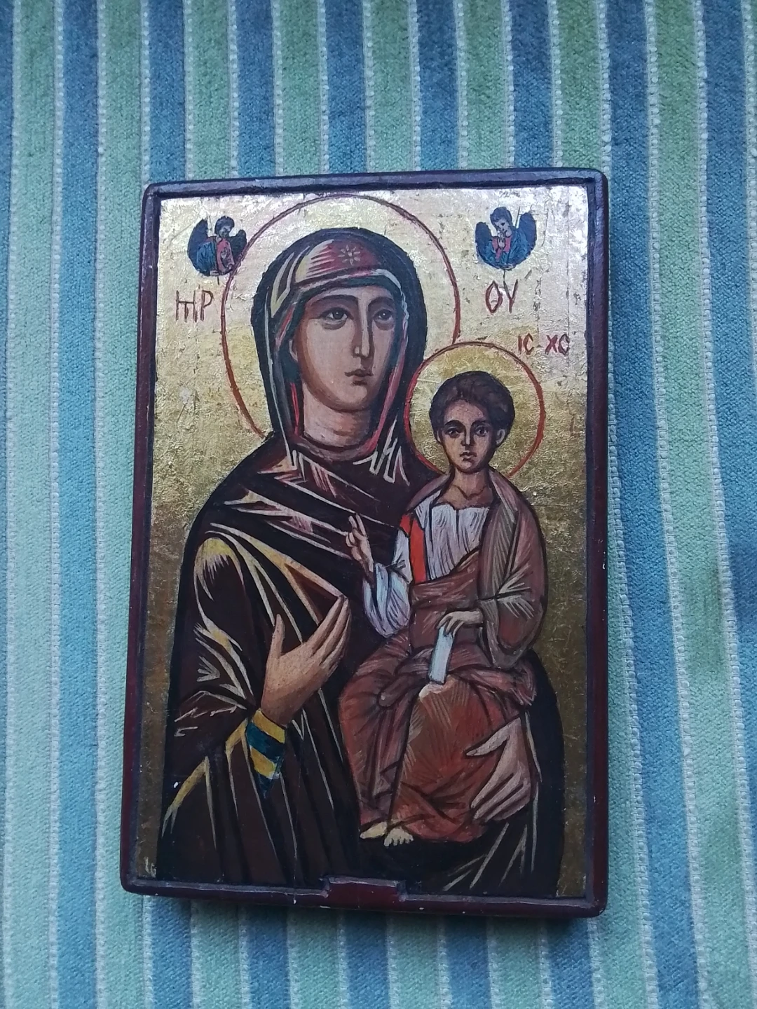 Orthodox Icon – "Madonna and Child" (Hodegetria)
