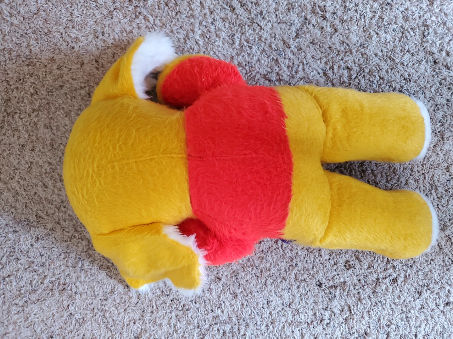 Vintage Yellow Elephant Plush Toy - photo 5