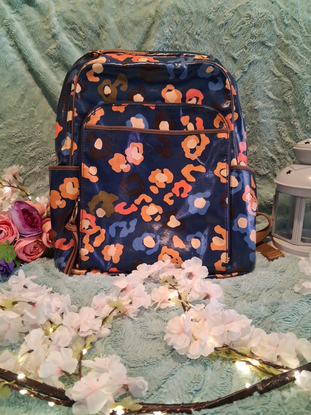 Fossil Floral Print Backpack