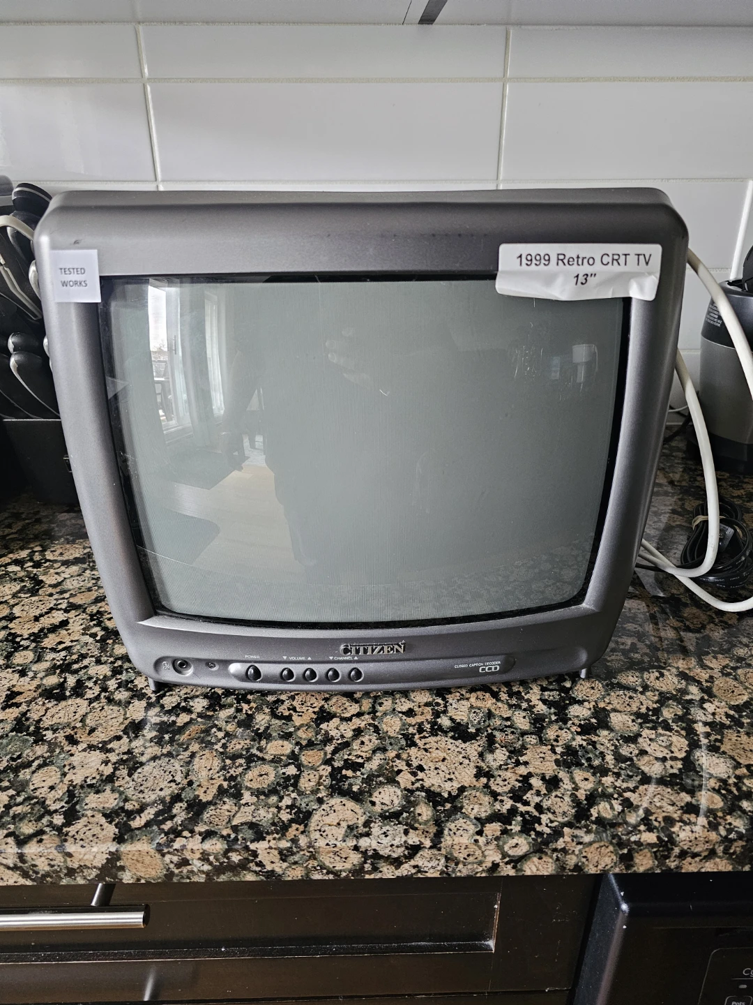 1999 Citizen 13" Retro CRT TV