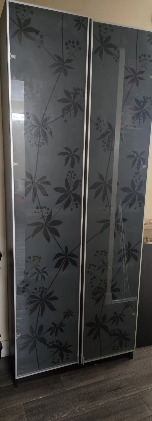 Tall Floral Pattern Storage Cabinet - photo 5