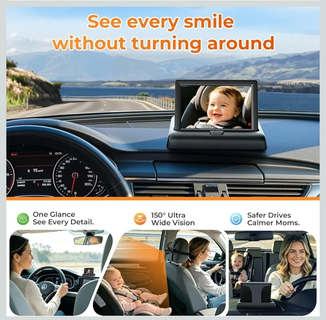 Itomoro Baby Car Mirror Camera...NEW - photo 2